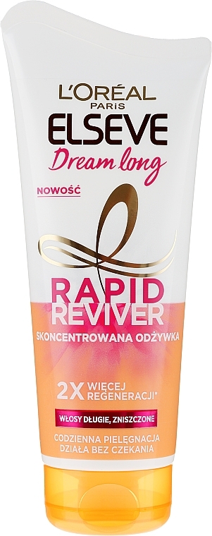 Hair Balm for Long & Damaged Hair - L`Oreal Paris Elseve Rapid Reviver Dream Long — photo N4