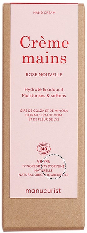 New Rose Hand Cream - Manucurist Rose Nouvelle Hand Cream — photo N2