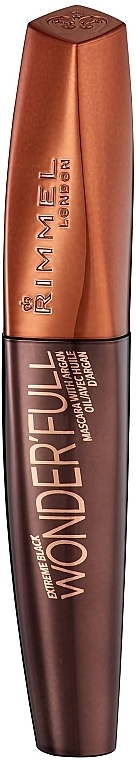 Argan Oil Mascara - Rimmel WonderFull With Argan Oil Extreme Black Mascara — photo N1