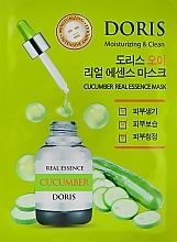 Cucumber Extract Face Ampoule Mask - Doris Cucumber Real Essence Mask — photo N1