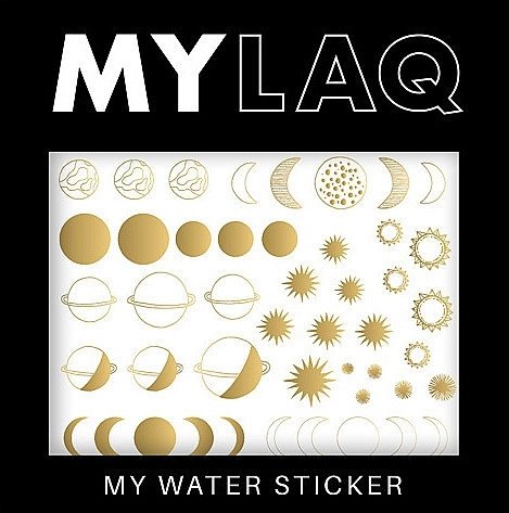 Planets False Nails - MylaQ My Water Sticker — photo N5