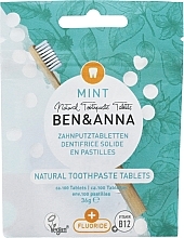 Fragrances, Perfumes, Cosmetics Mint Fluoride Toothpaste Tablets - Ben&Anna Mint Toothpaste Tablets With Fluoride