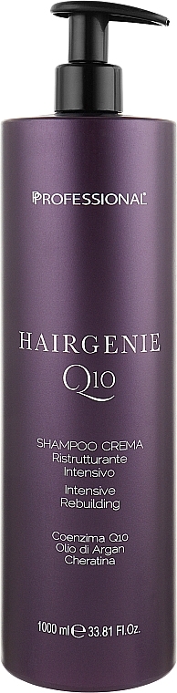 Repairing Cream Shampoo - Professional Hairgenie Q10 Shampoo Cream — photo N14