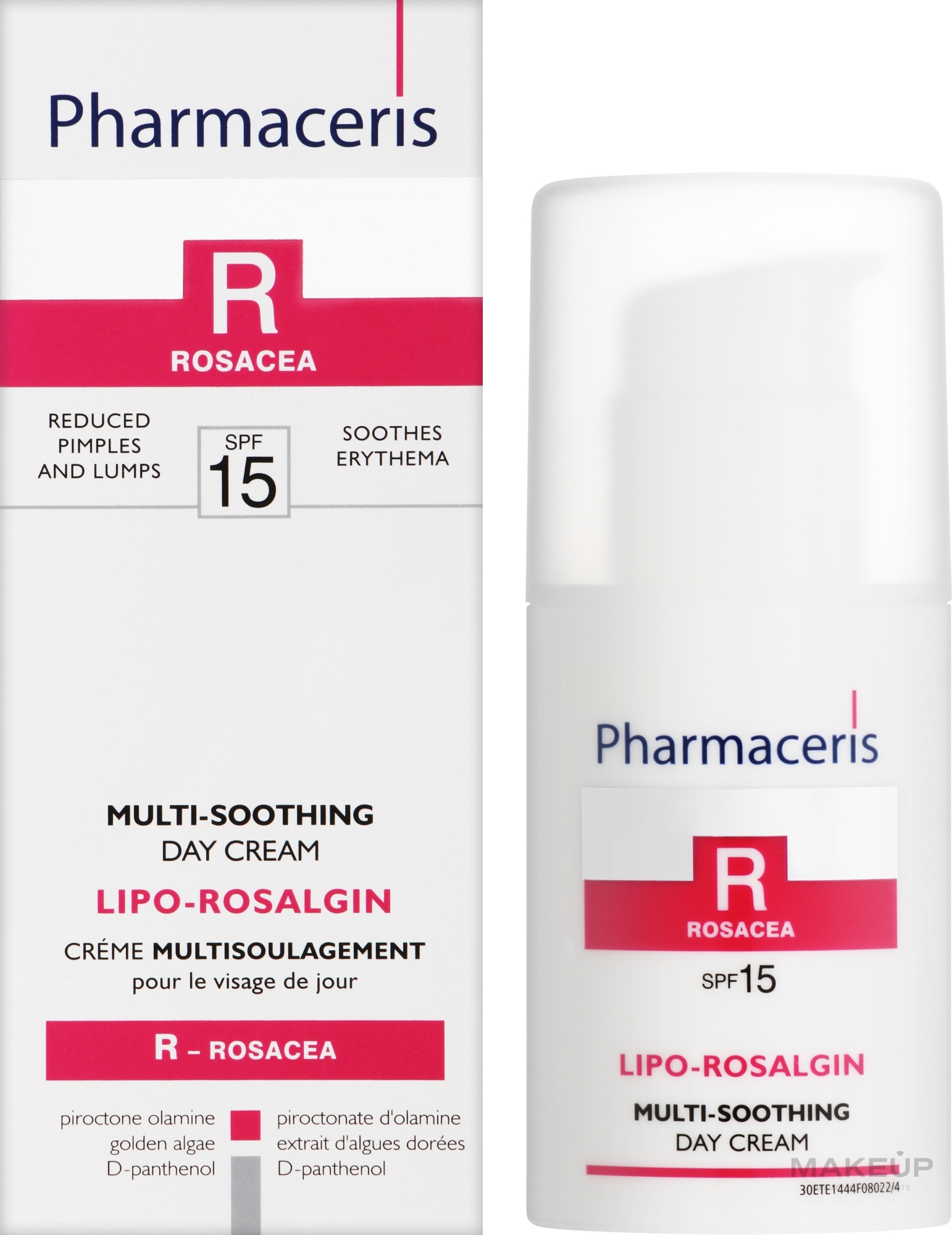 Irritation Soothing Face Cream - Pharmaceris R Lipo Rosalgin Multi-Soothing Cream — photo 30 ml