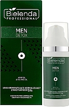 Face Cream with 3% Glycolic Acid - Bielenda Professional Men Detox — photo N2