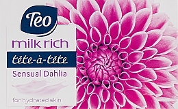 Fragrances, Perfumes, Cosmetics Sensual Dahlia Toilet Soap - Teo Tete-a-Tete Milk Rich Soap