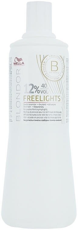 Developer 12% - Wella Professionals Blondor Freelights Oxydant 12% 40 vol  — photo N1