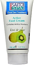 Fragrances, Perfumes, Cosmetics Foot Cream "Pear & Kiwi" - Saito Spa Active Foot Cream Kiwi Pear