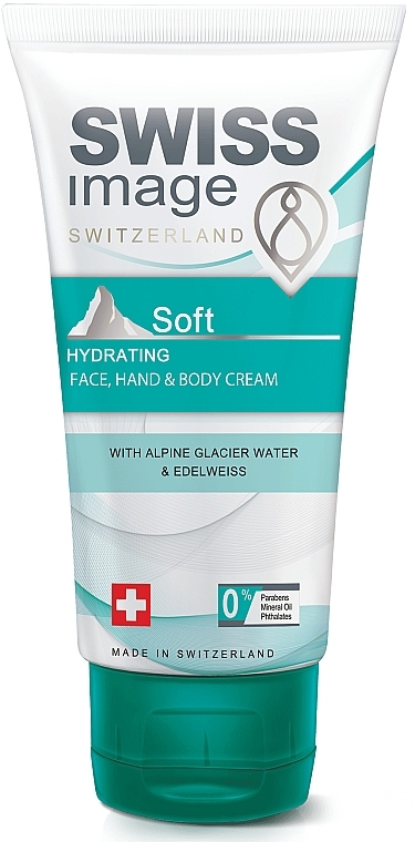 Gentle Face, Hands & Body Moisturizer - Swiss Image Soft Hydrating Face, Hand & Body Cream — photo N1