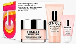 Fragrances, Perfumes, Cosmetics Set - Clinique Moisture Surge Megastars Set (gel/50 ml + mask/30 ml + l/balm/7 ml)