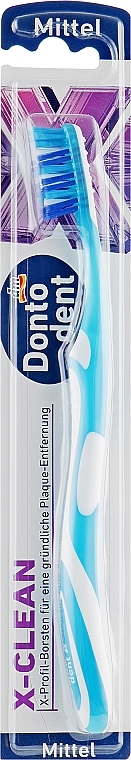 X-Clean Toothbrush, light blue - Dontodent X-Clean — photo N6