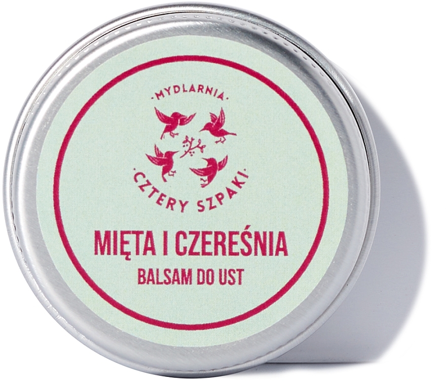 Mint & Cherry Lip Balm - Cztery Szpaki Lip Balm — photo N1