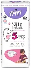 Fragrances, Perfumes, Cosmetics Baby Diapers 11-18 kg, size 5 Junior, 52 pcs - Bella Baby Happy Soft & Delicate