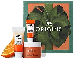 Fragrances, Perfumes, Cosmetics Face Care Set - Origins Ginzing Mid Value Set (ser/15ml + eye/cr/5ml + cr/30ml)