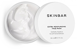 Fragrances, Perfumes, Cosmetics Extra Moisturizing Face Mask - SKINBAR Centella Asiatica Extract & Laminaria Digitata Extract Face Mask