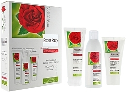 Fragrances, Perfumes, Cosmetics Set - Sts Cosmetics Rose Rio (water/150ml + sh/gel/75ml + bod/milk/50ml)