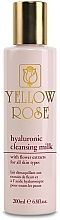 Fragrances, Perfumes, Cosmetics Hyaluronic Acid Cleansing Milk - Yellow Rose Hyaluronic Cleansing Milk