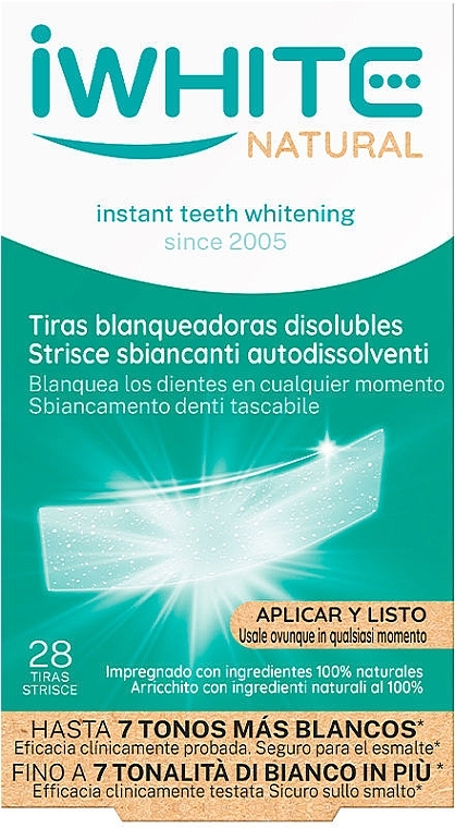 Whitening Strips - Iwhite Natural Whitening Strips — photo N2