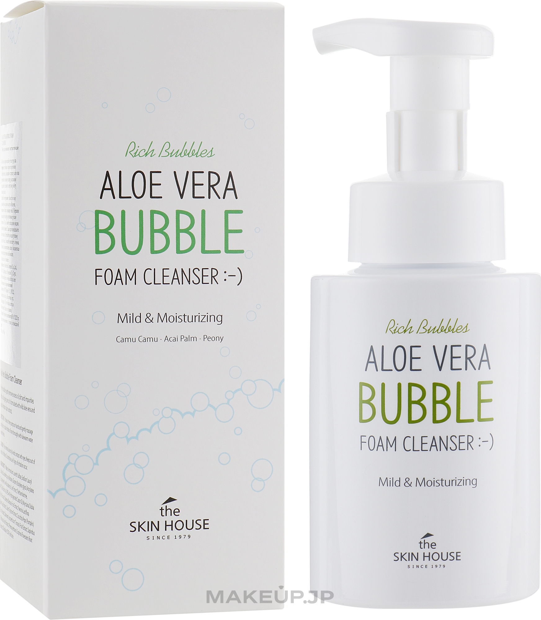 Aloe Foam Cleanser - The Skin House Aloe Vera Bubble Foam Cleanser — photo 300 ml