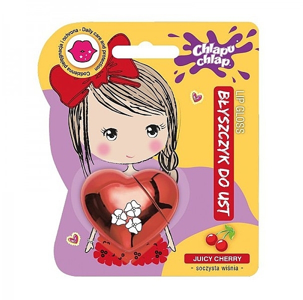 Cherry Lip Gloss 'Heart' - Chlapu Chlap Lip Balm — photo N1