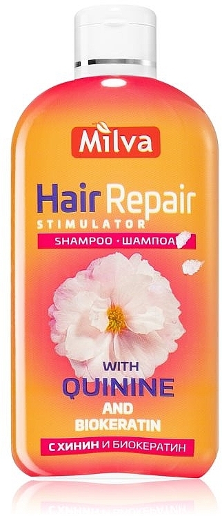 Stimulating Shampoo for Thin & Damaged Hair - Milva Quinine Hair Repair Shampoo — photo N1