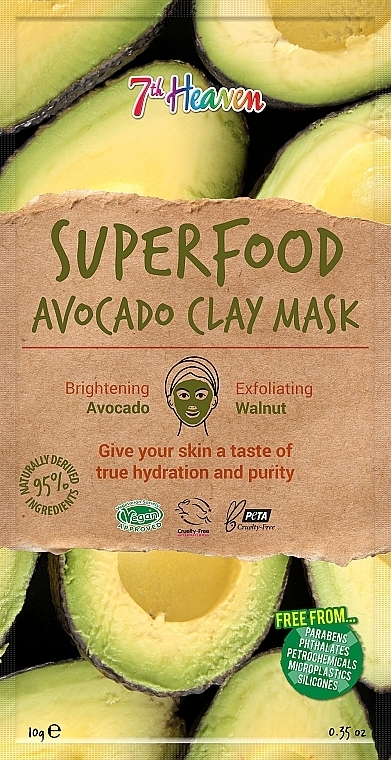 Avocado Clay Mask - 7th Heaven Superfood Avocado Clay Mask — photo N15