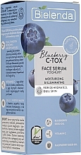 Fragrances, Perfumes, Cosmetics Facial Yogurt-Serum for Dehydarted and Dull Skin - Bielenda Blueberry C-Tox Face Yogurt Serum