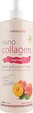 Peach Hand & Body Cream - NanoCode NanoCollagen — photo N5