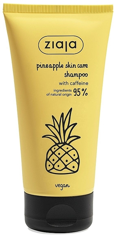 Caffeine Shampoo - Ziaja Pineapple Skin Care Shampoo — photo N4