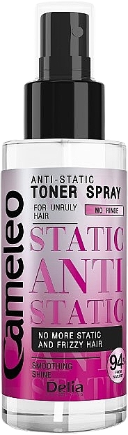 Antistatic Toner Spray for Unruly Hair - Delia Cameleo Anti-Static Toner Spray — photo N1