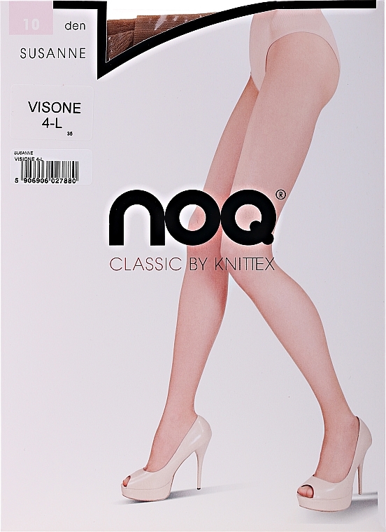 Women Tights "Susanne", 10 Den, visone - Knittex — photo N10