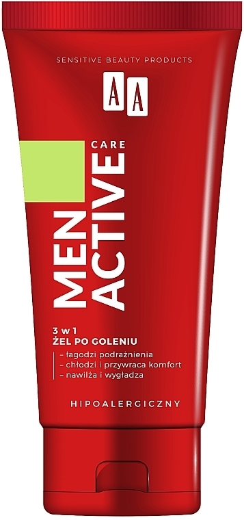 After Shave Gel 3in1 - AA Cosmetics Men Active Care — photo N1