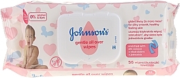 Fragrances, Perfumes, Cosmetics Hypoallergenic Wet Wipes "Gentle Care", 56 pcs - Johnson’s® Baby