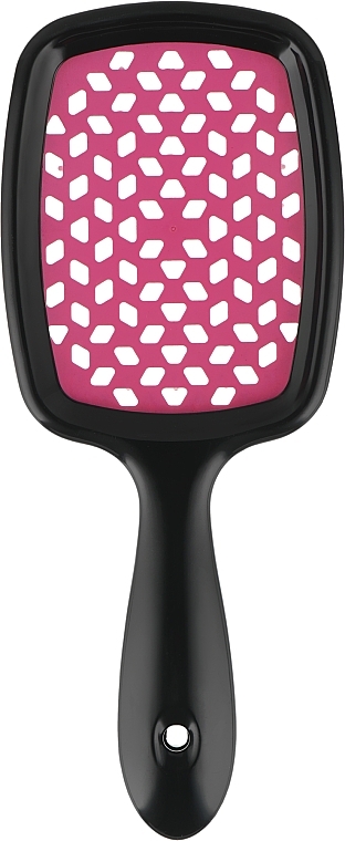 Hair Brush, black with pink teeth - Kodi Professional Soft Touch Hairbrush — photo N2