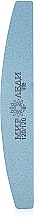 Thin Dome Nail File, 120/120, light blue - Mir Ledy Premium — photo N1