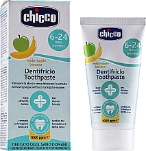 Apple & Banana Toothpaste, 6+ months - Chicco — photo N5