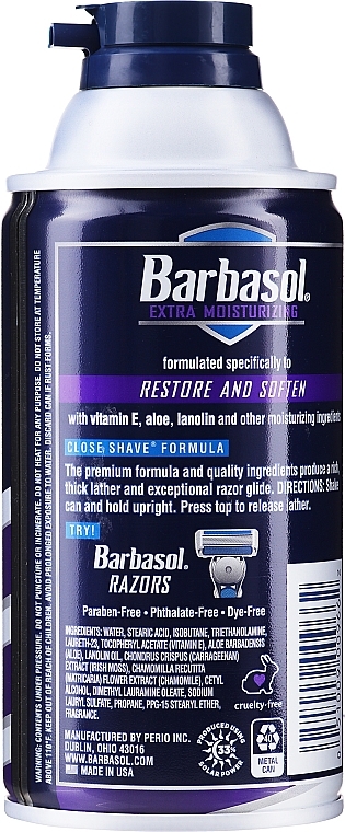 Shaving Foam "Extra Hydration" - Barbasol — photo N38