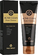 Fragrances, Perfumes, Cosmetics Anti-Acne Face Foam - Pax Moly Acne Clean Foam Cleanser