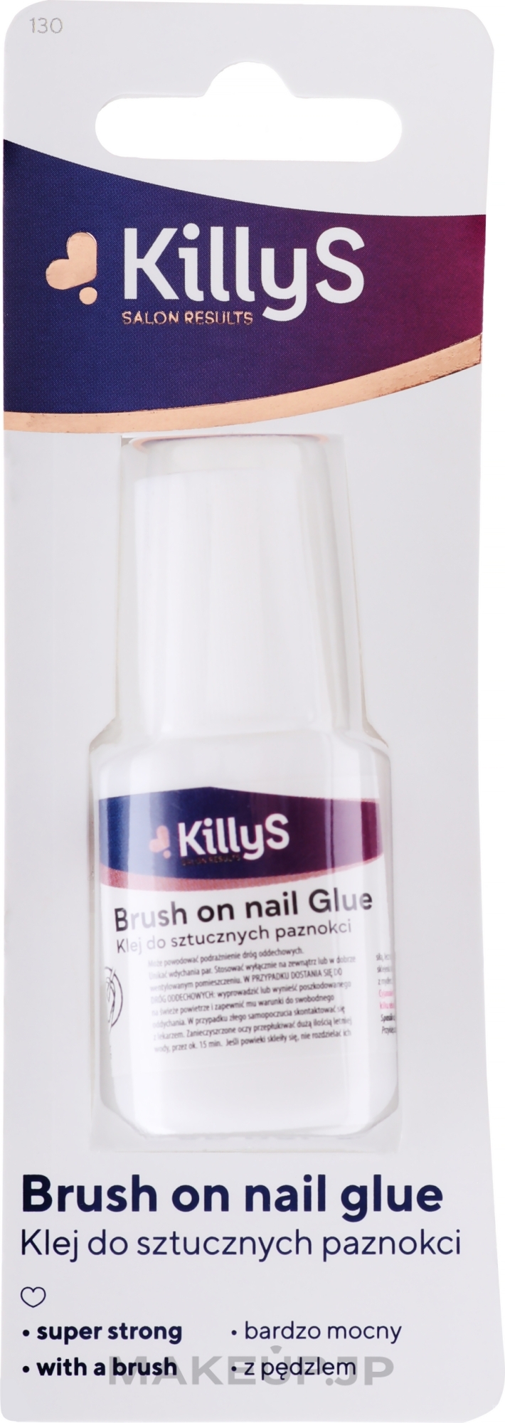False Nail Glue with Brush - KillyS — photo 7 g