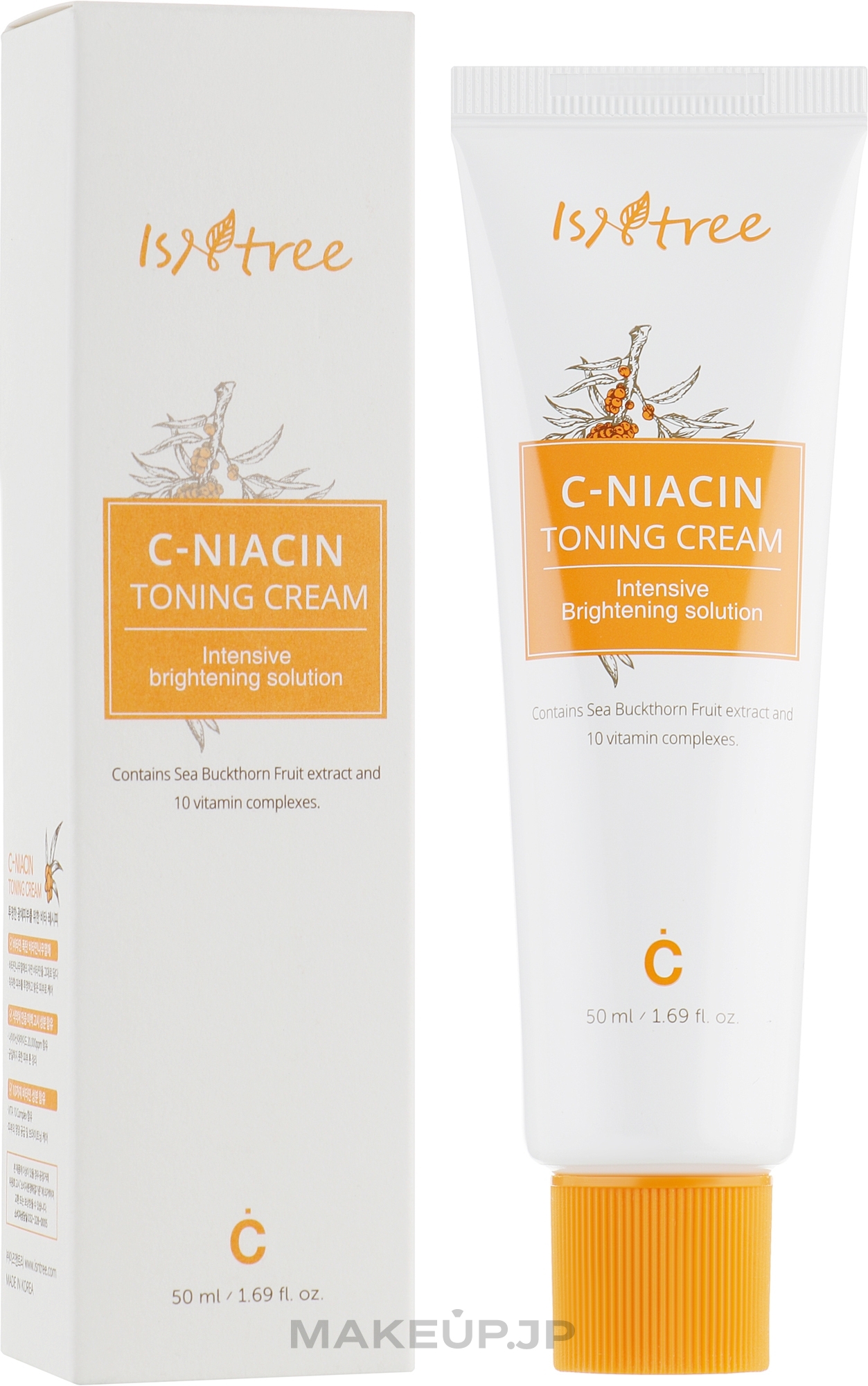 Toning Vitamin C Face Cream - IsNtree C-Niacin Toning Cream — photo 50 ml