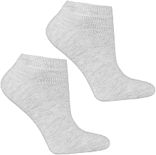 Fragrances, Perfumes, Cosmetics Women's Cotton Socks, Grey - Moraj