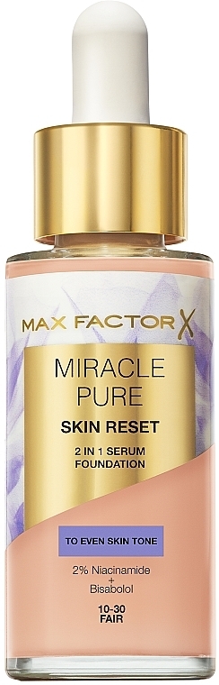 Max Factor Miracle Pure 2in1 Skin Reset Serum Foundation - Max Factor Miracle Pure 2in1 Skin Reset Serum Foundation — photo N1