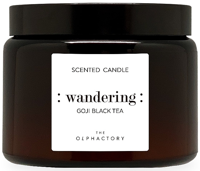 Scented Candle in Jar - Ambientair The Olphactory Goji Black Tea Scented Candle — photo N10
