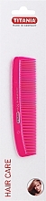 Fragrances, Perfumes, Cosmetics Pocket Comb, 12 cm, crimson - Titania