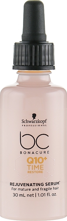 Rejuvenating Serum for Mature Hair Q10 - Schwarzkopf Professional Bonacure Rejuvenating Serum — photo N2