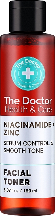 Face Toner - The Doctor Health & Care Niacinamide + Zinc Toner — photo N1