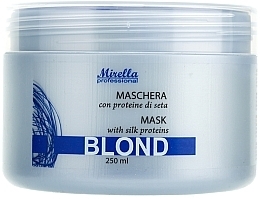 Fragrances, Perfumes, Cosmetics Blonde, Grey & Bleached Hair Mask - Mirella Blond Mask 