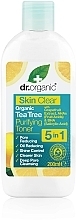 Fragrances, Perfumes, Cosmetics Cleansing Tonic with Organic Tea Tree - Dr. Organic Organic Tea Tree Purifying Toner