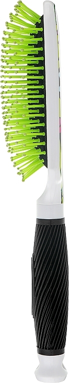 Teschio Hair Brush, green - Perfect Beauty Hair Brush — photo N3