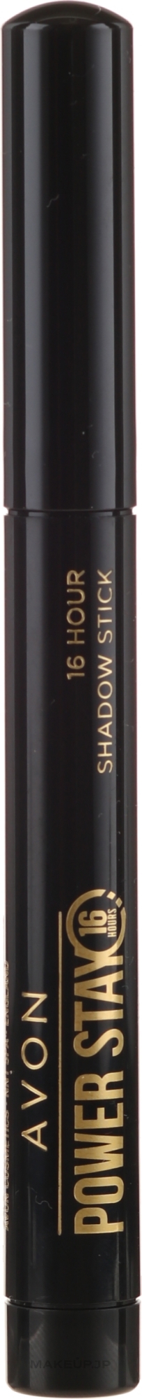 Eyeshadow-Stick 2 in 1 - Avon Power Stay 16 Hour Shadow Stick — photo 15107 - Essential Black